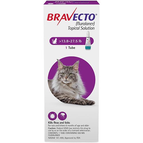 Bravecto Spot-On for Large Cats 13.8 lbs - 27.5 lbs