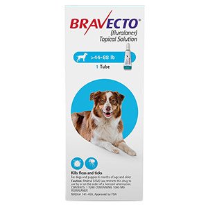 Bravecto Topical for Large Dogs (44 - 88 lbs) Blue