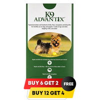 K9 Advantix Small Dogs/Pups 1-10 lbs (Green)