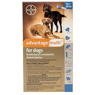 Advantage Multi (Advocate) Extra Large Dogs 55.1-88 lbs (Blue)