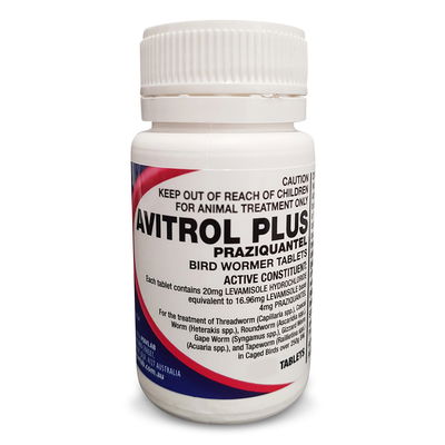 Avitrol Plus Wormer Tablets for Birds 