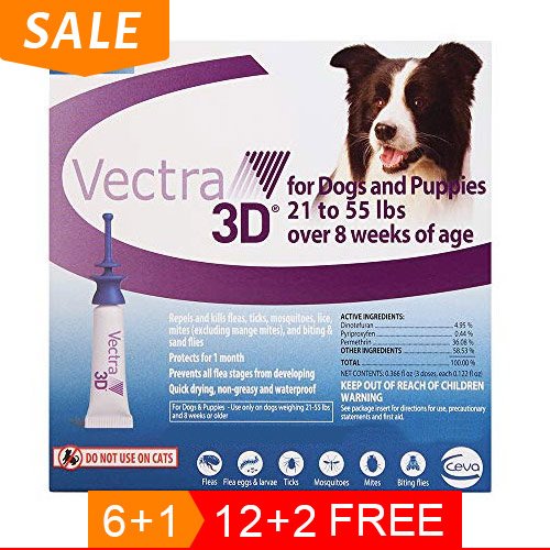 Vectra 3D For Medium Dogs 22-55lbs