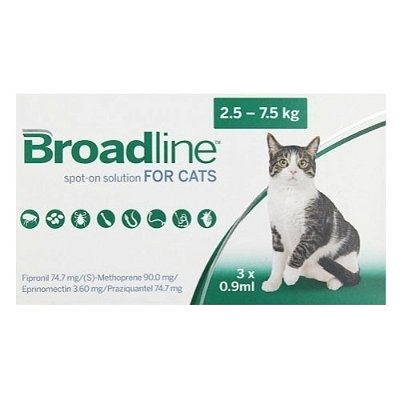 Broadline Spot-On Solution for Large Cats 5.5 to 16.5 lbs
