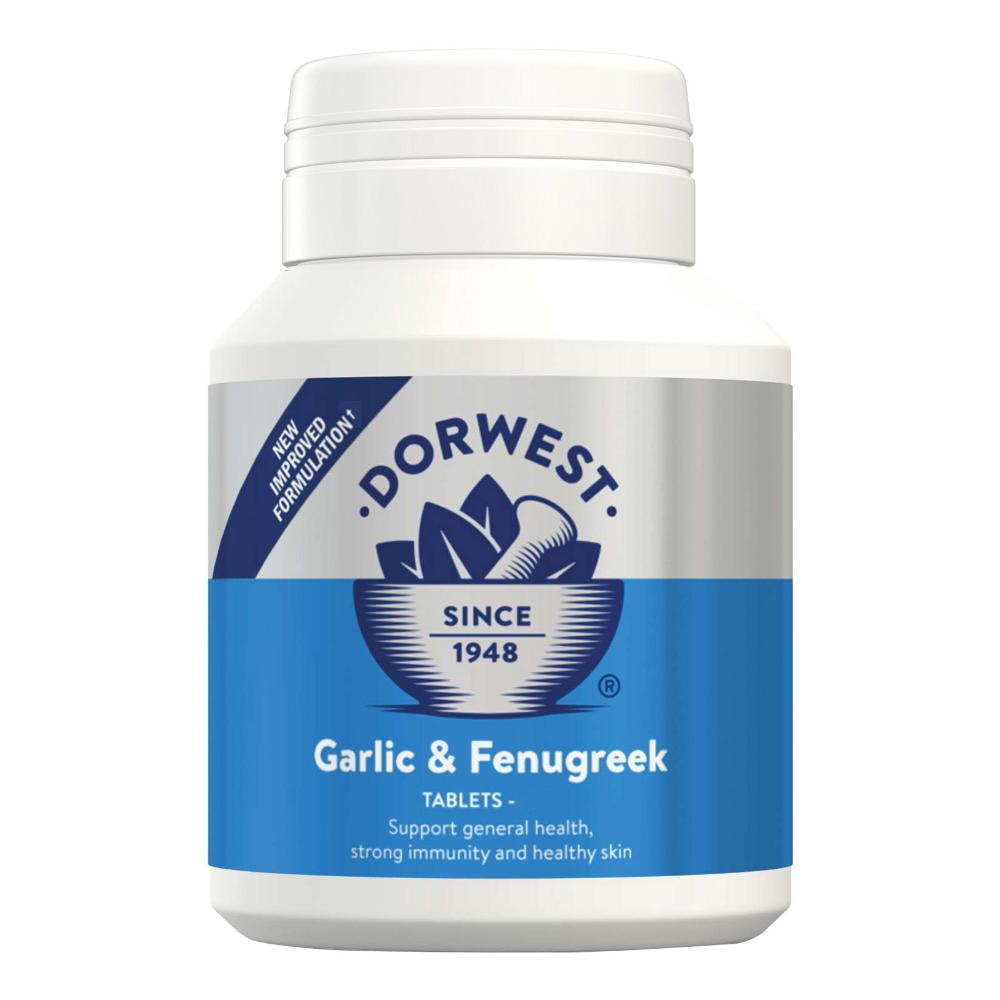 Dorwest Garlic & Fenugreek Tablets for Dogs for Dog Supplies