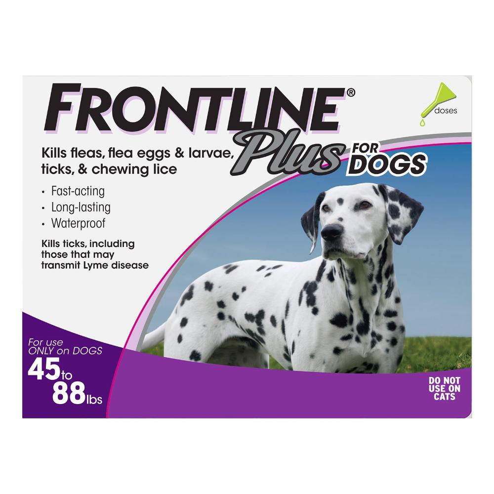 My dog sales licked frontline plus