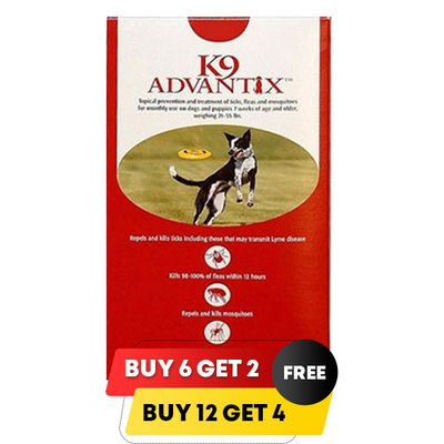 K9 Advantix Large Dogs 21-55 lbs (Red)