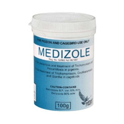 Medizole for Pigeons & Caged Birds
