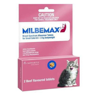Milbemax for Small Cats up to 4.4lbs
