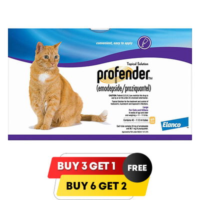 Profender Large Cats (1.12 ml) 11-17.6 lbs