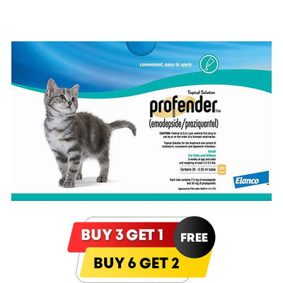 Profender Small Cats & Kittens (0.35 ml) 2.2-5.5 lbs