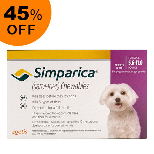 Simparica chewables best sale flea and tick