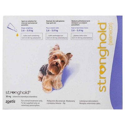 Stronghold Dogs 5lbs - 11lbs (2.6-5.0 Kg) 30 mg Violet
