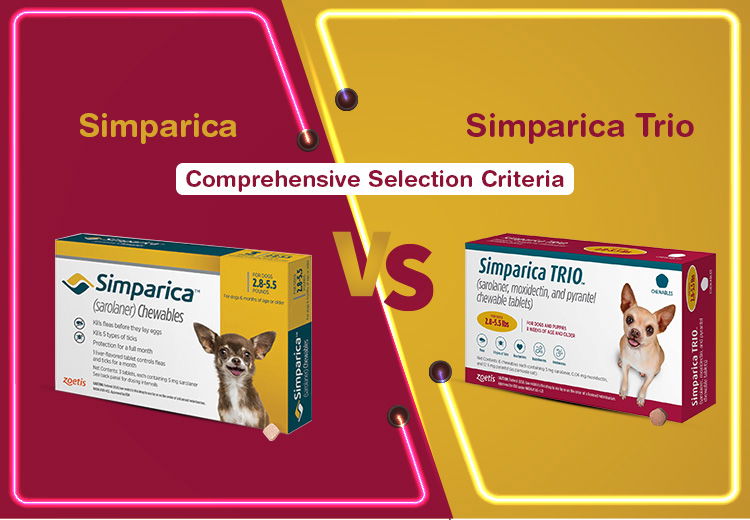 Choosing Between Simparica and Simparica Trio: Comprehensive Selection Criteria