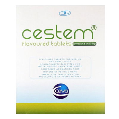 Cestem Flavor Tablets for Small and Medium Dogs