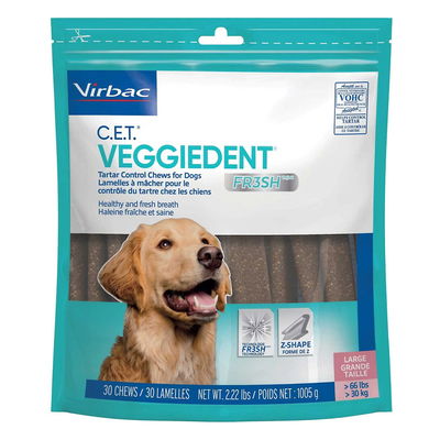 VeggieDent Dental Chews for Large Dogs