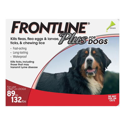 Frontline Plus for Extra Large Dogs over 89 lbs (Red)