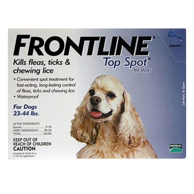 Frontline Top Spot Medium Dogs 23-44lbs (Blue)