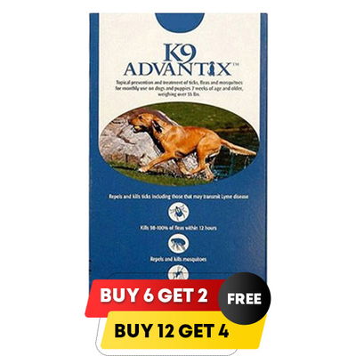 K9 Advantix Extra Large Dogs over 55 lbs (Blue)