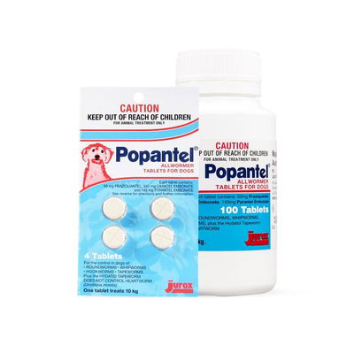 Popantel for Dogs 10 Kgs (22 Lbs)