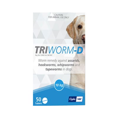 Triworm-D Dewormer for Dogs