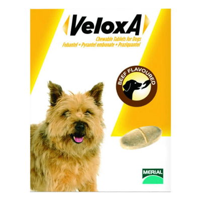 Veloxa Chewable Tablets for Small/Medium Dogs up to 22lbs (10 kg)